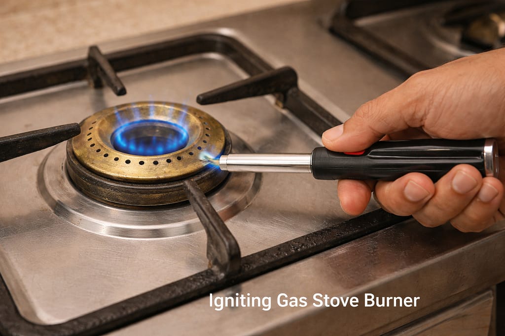 gas stove lighter vs matchstick