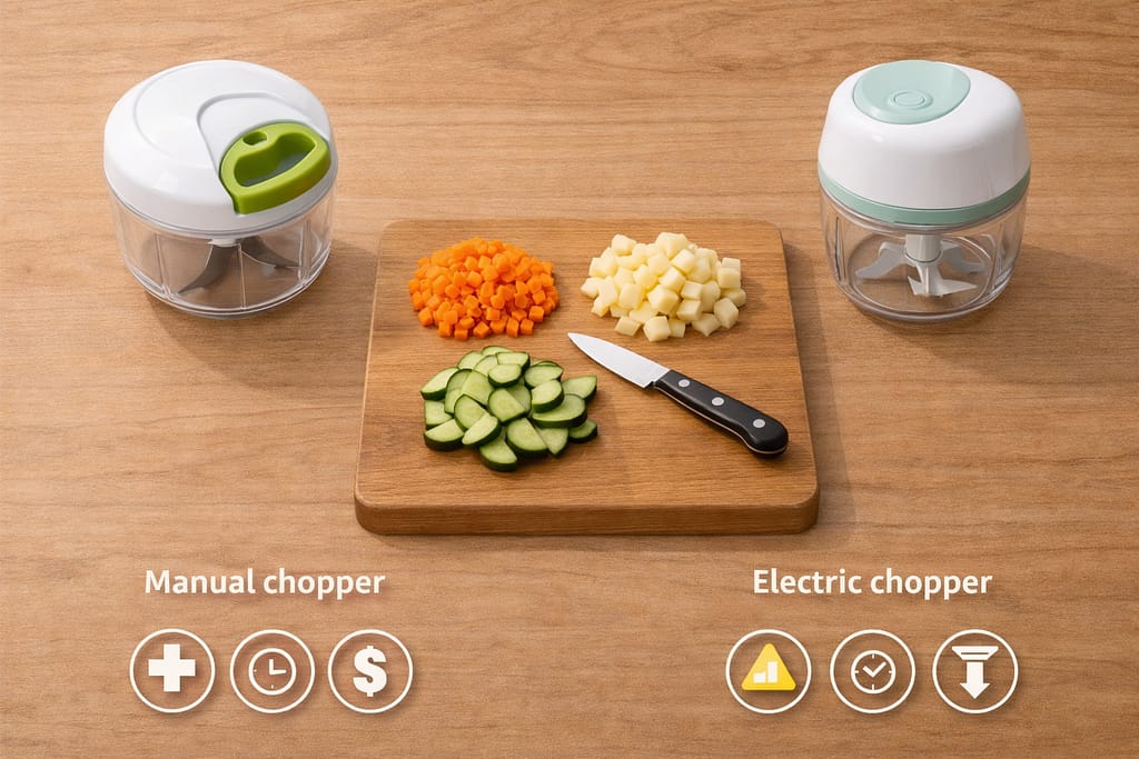 manual chopper vs electric chopper