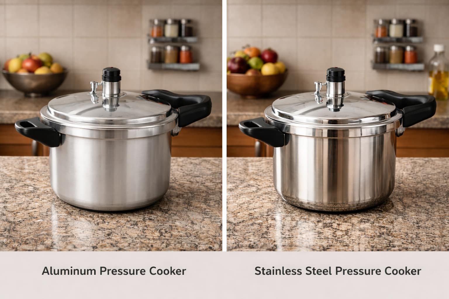 What Is the Main Difference Between Aluminum and Steel Pressure Cookers