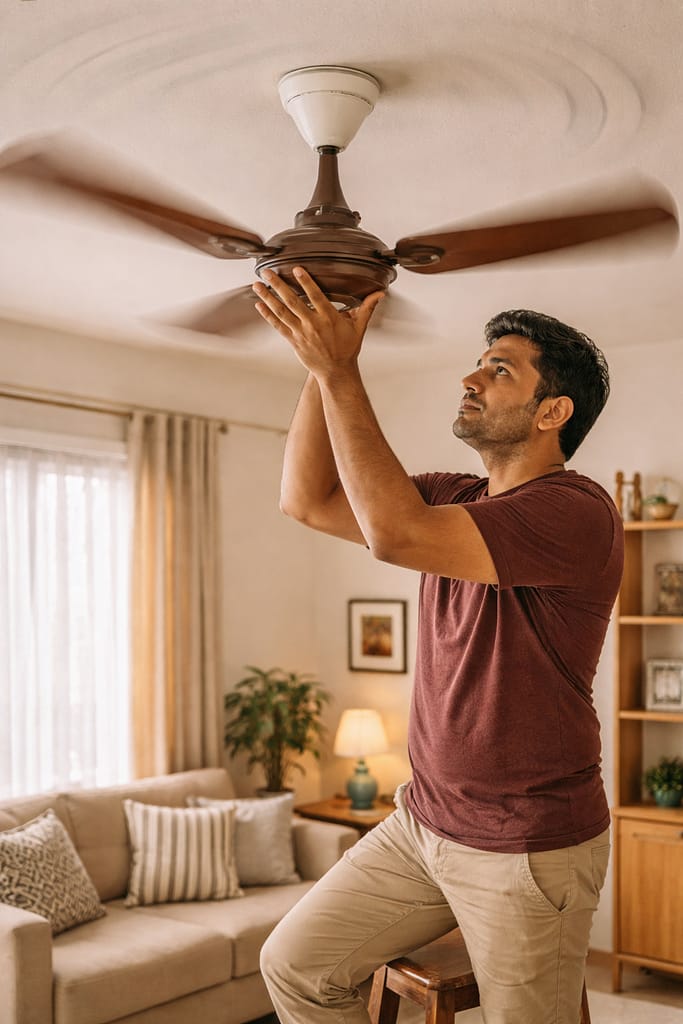 ceiling fan making noise fix