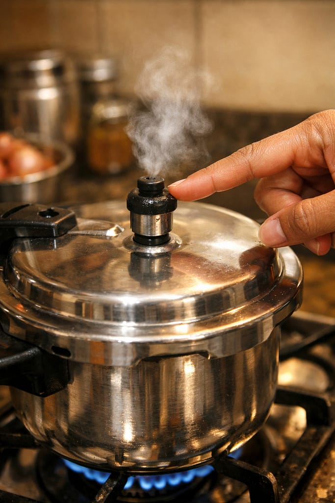pressure cooker whistle problem fix